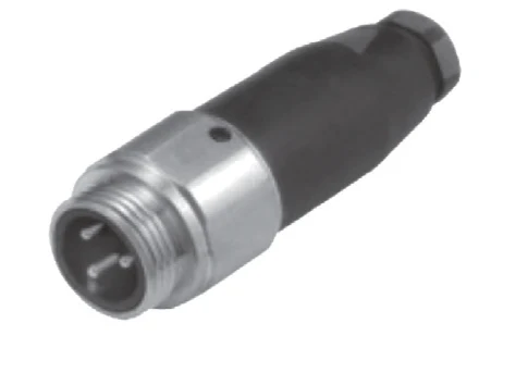 GLOBIX 7/8″ Kabelsteckverbinder – Stiftkontakte (Male), Geschirmt, Lötanschluss