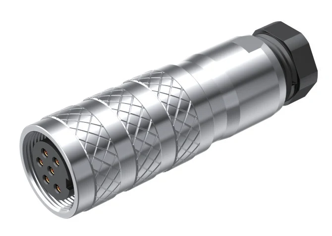 GLOBIX M16 Kabelsteckverbinder – Buchsenkontakte (Female), Geschirmt, Lötanschluss
