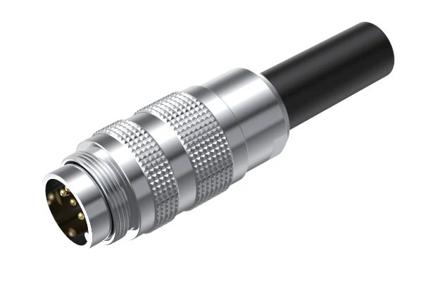 GLOBIX M16 Kabelsteckverbinder – Stiftkontakte (Male), Geschirmt