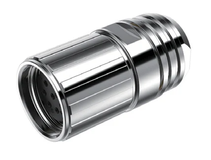 GLOBIX M17 Kabelsteckverbinder – Buchsenkontakte (Female), Crimpanschluss, Schraubverbindung