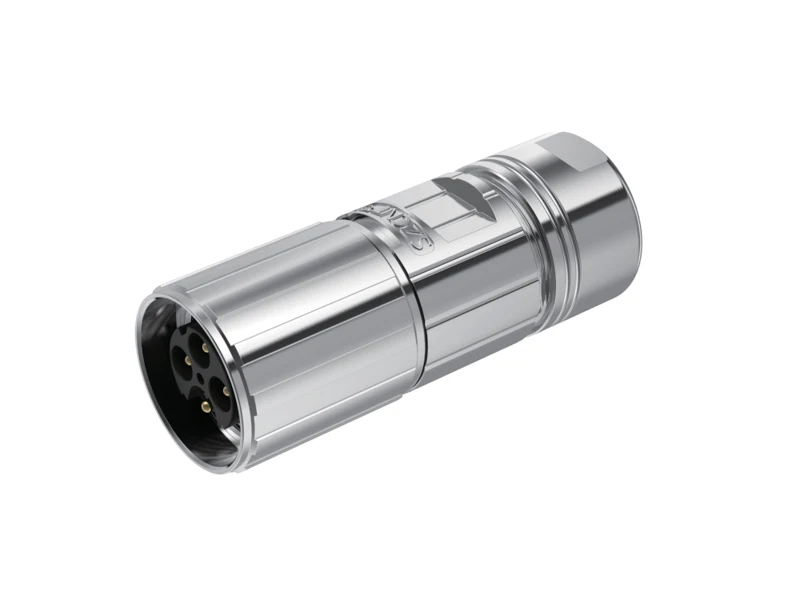 GLOBIX M17 Kabelsteckverbinder – Stiftkontakte (Male), Crimpanschluss, Schraubverbindung