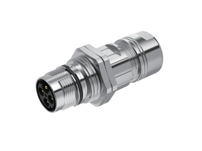 GLOBIX M17 Kabelsteckverbinder – Stiftkontakte (Male), Crimpanschluss, Schraubverbindung