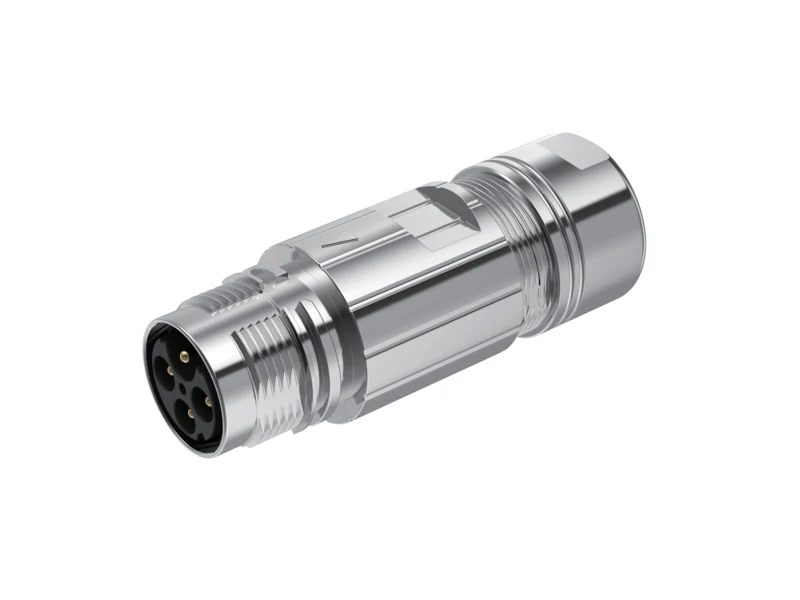 GLOBIX M17 Kabelsteckverbinder – Stiftkontakte (Male), Crimpanschluss, Twist-Lock