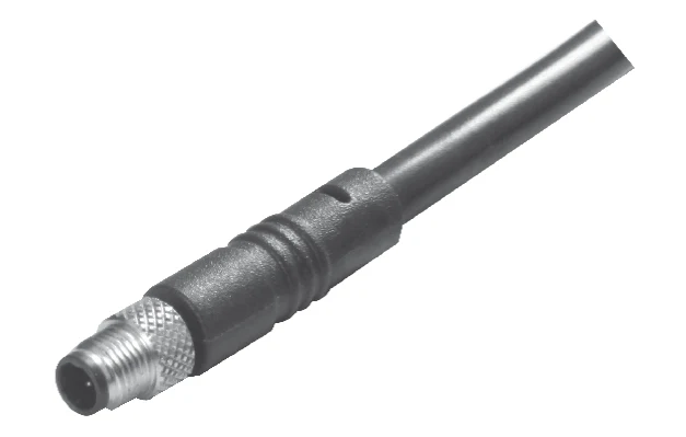 GLOBIX M5 Kabelsteckverbinder – Stiftkontakte (Male), Ungeschirmt, Gerade