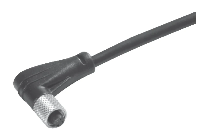 GLOBIX M5 Kabelsteckverbinder – Buchsenkontakte (Female), Ungeschirmt, Gewinkelt